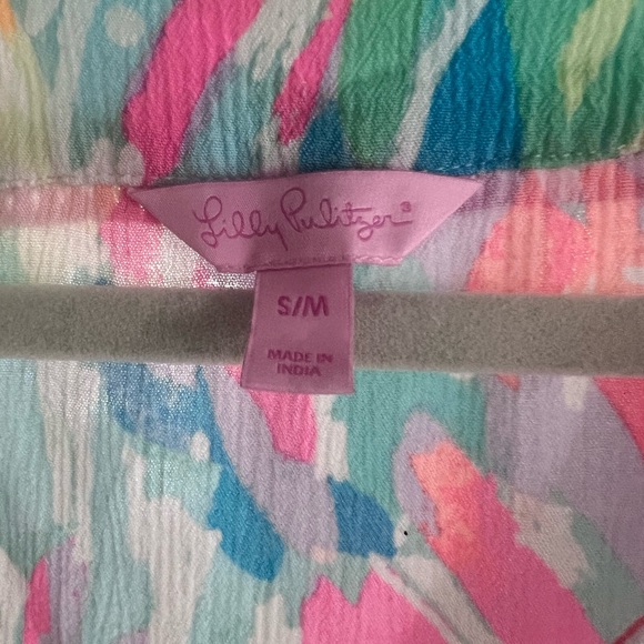 Lilly Pulitzer Coverup Size s/m - Picture 4 of 4